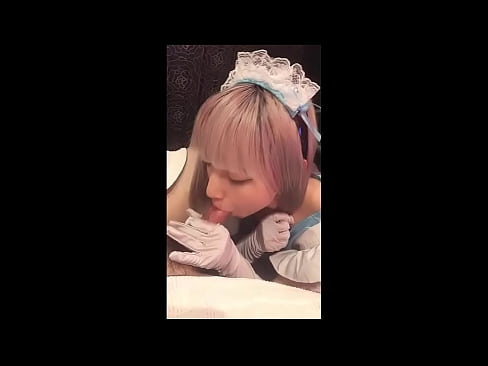 ❤️ جاپاني بت [میوکا]، د فرانسوي نوکرۍ جامې، لومړۍ برخه، بلو جاب او د لوشن سره ټوکر ❤❌  ❤